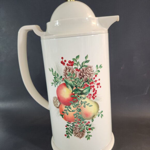 NEW IN BOX LENOX WILLIAMSBURG BOXWOOD & PINE THERMAL CARAFE CHRISTMAS GIFT - Picture 3 of 4
